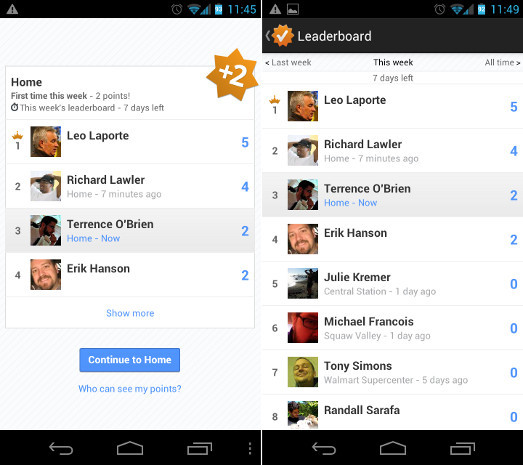谷歌Latitude推签到积分奖励挑战Foursquare 谷歌Latitude推签到积分奖励挑战Foursquare