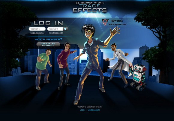 Trace Effects：美国英语学习视频游戏