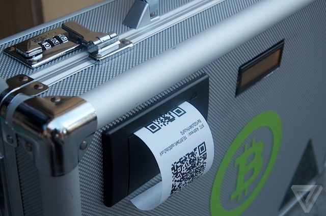 Bitcoin suitcase