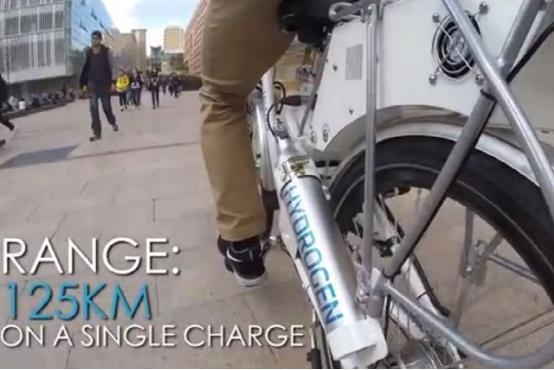 新一代氢燃料电池自行车：2美元可跑128公里