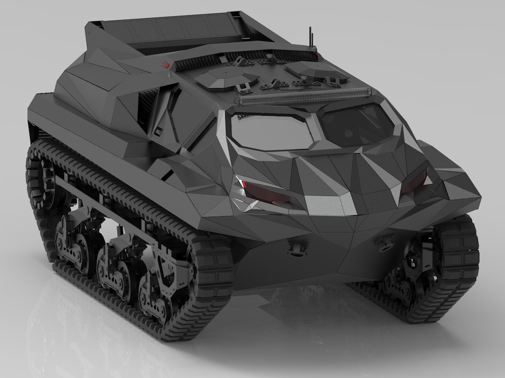 智能汽车 乌克兰公司打造出混动装甲MPV“风暴”并将很快推出潜水版