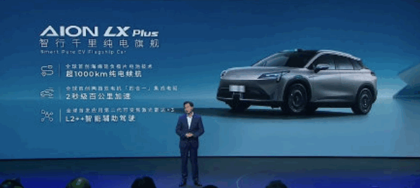 广汽埃安LX Plus正式亮相：续航1008km全球最高