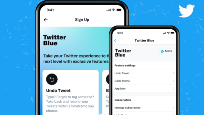 图注：推特订阅服务Twitter Blue将涨价
