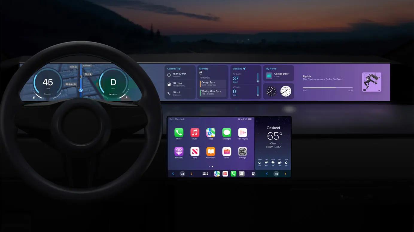 设计师畅想特斯拉 CarPlay 未来场景：以“模块化、可定制的布局”为主题