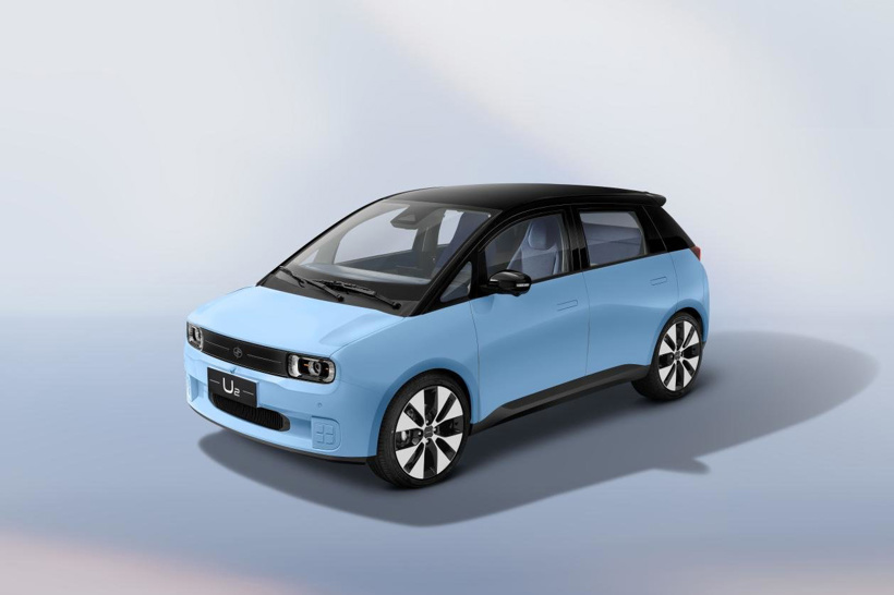 江南U2官图发布，定位微型纯电轿车，采用都市复古美学设计
