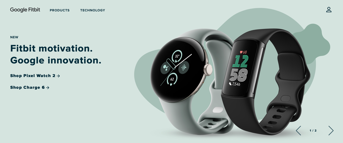 Fitbit 新官网