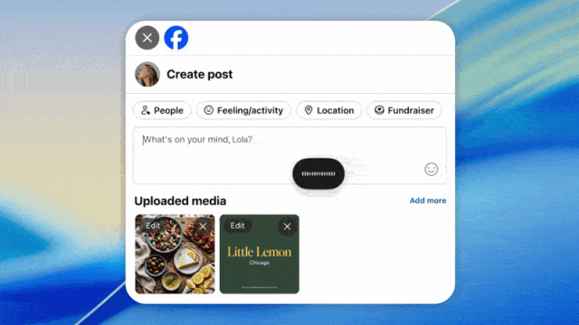 You can use Meta AI for dictation across other apps as well.