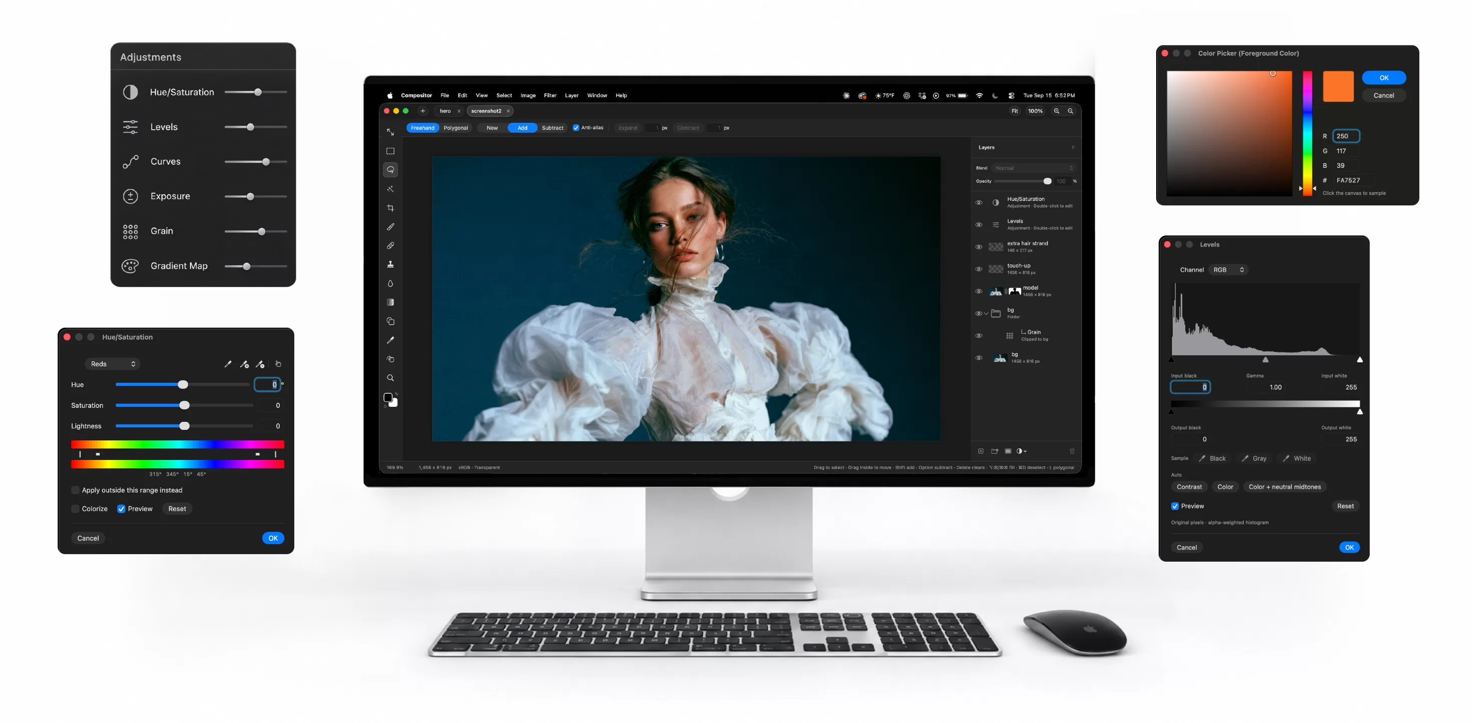 Compositor running on a Mac